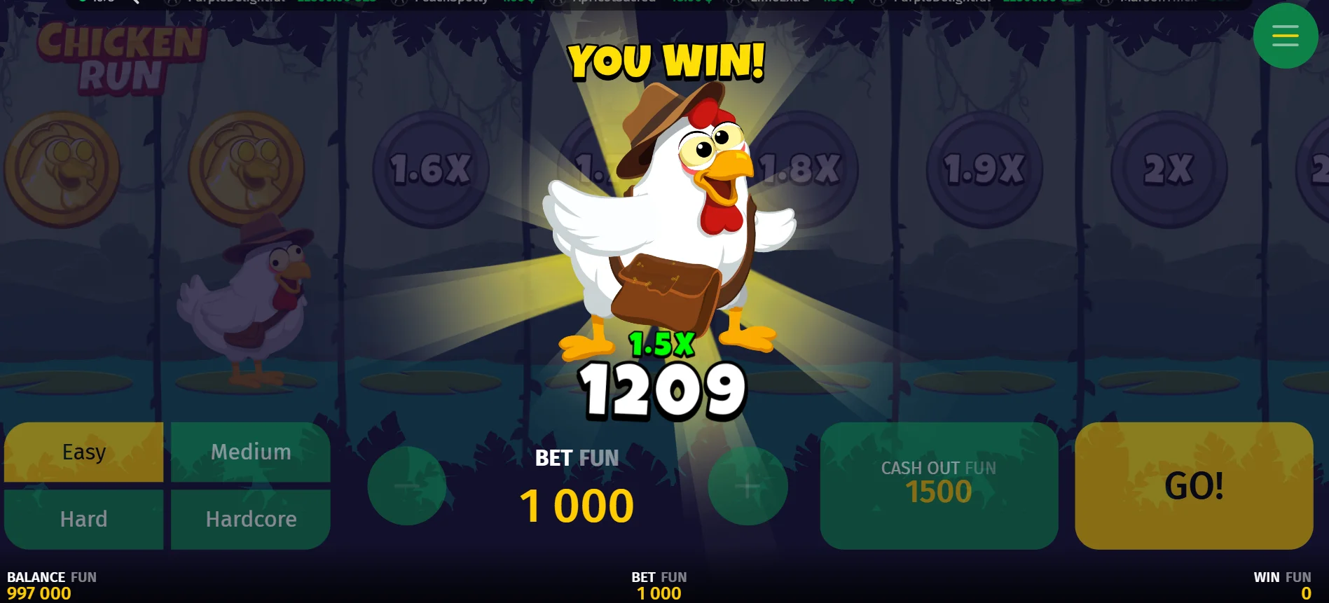 Chicken Run Game Casino